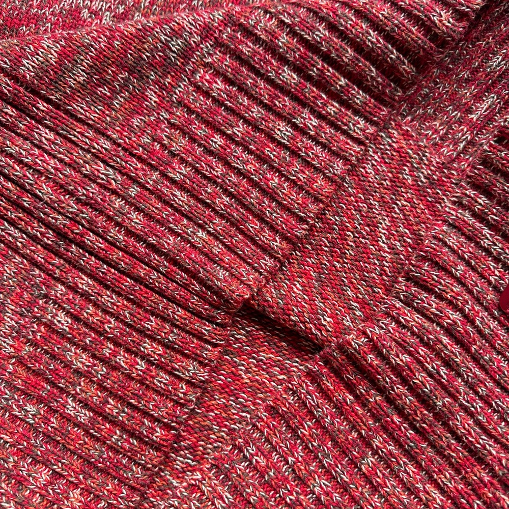 Cozy Red Turtleneck Sweater M L - Picture 15 of 16